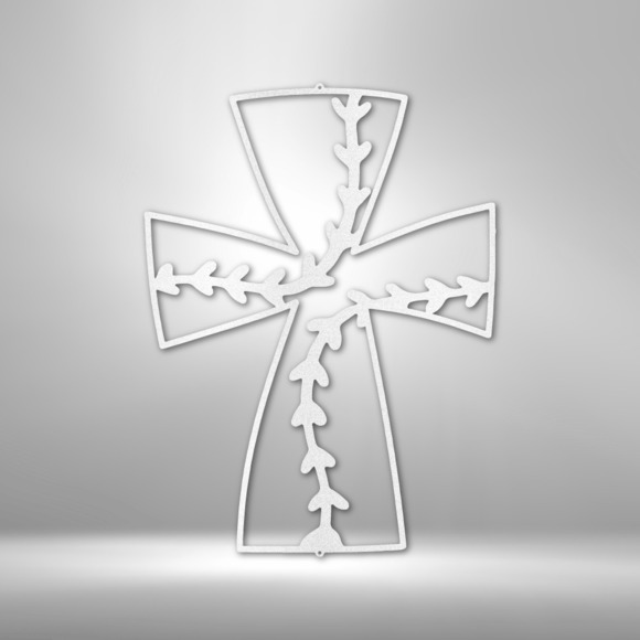 Faith In Baseball Metal Art Steel Sign Laser Cut Powder Coated Home & Office Met